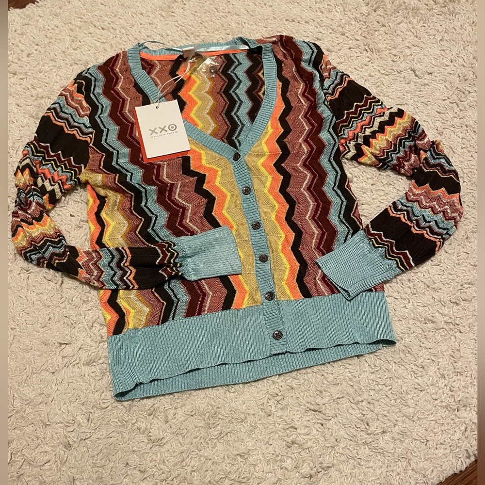 Missoni for Target Multicolor Zigzag Cardigan